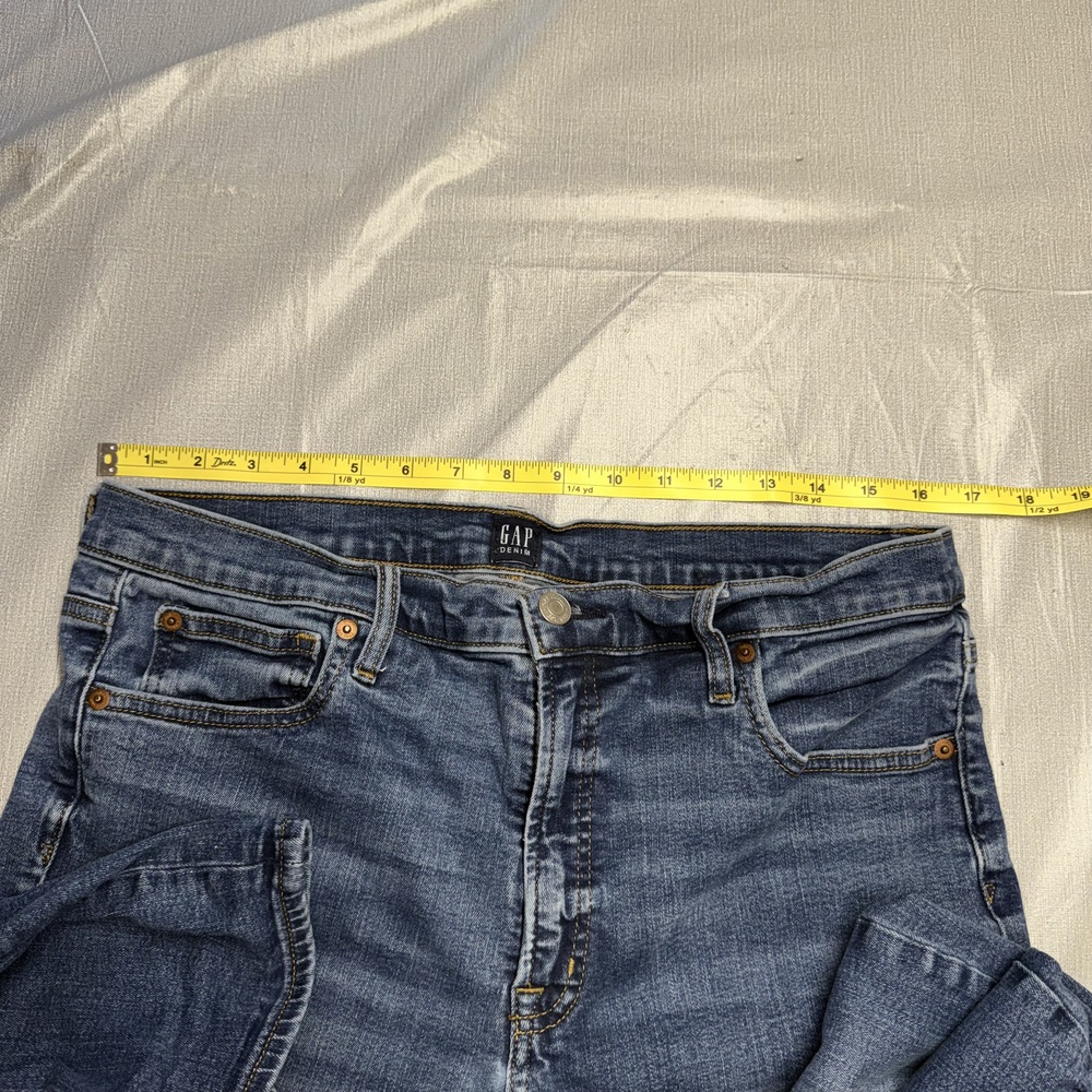 Gap Denim True Skinny Jeans Girls Size 16 Dark Wash - Picture 9 of 9